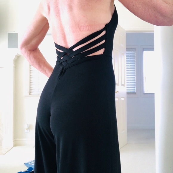 silence + noise Pants - Black jumpsuit